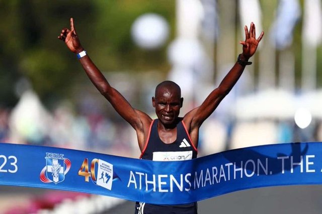 Marathon 2023 - New record time - 2:10:34 - Edwin Kiptoo - Kenya